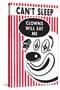 Can't Sleep, Clowns Will Eat Me  - Funny Poster-Ephemera-Stretched Canvas