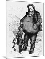 Can the Law Reach Him? The Dwarf and the Thief-Thomas Nast-Mounted Giclee Print