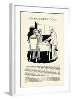 Can You Figure it Out-null-Framed Art Print