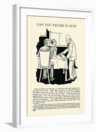 Can You Figure it Out-null-Framed Art Print