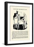 Can You Figure it Out-null-Framed Art Print