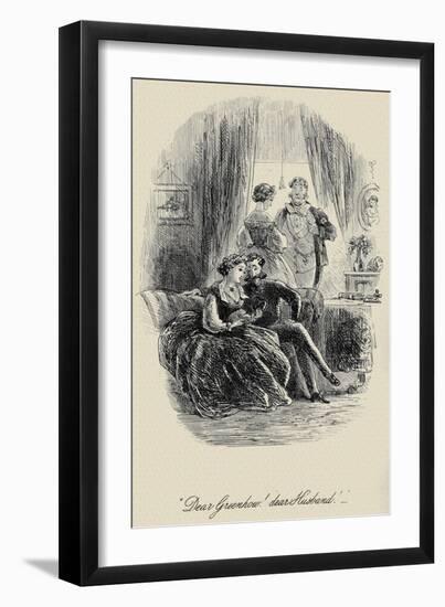 'Can you forgive her?'-Hablot Knight Browne-Framed Giclee Print