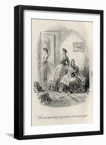 'Can you forgive her?'-Hablot Knight Browne-Framed Giclee Print