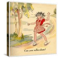 Can You Roller-Skate?-Romney Gay-Stretched Canvas