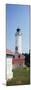 Cana Island Lighthouse, Baileys Harbor, Lake Michigan, Door County, Wisconsin, USA-null-Mounted Photographic Print