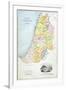 Canaan as it Was Divided Between the Twelve Tribes of Israel-null-Framed Premium Giclee Print