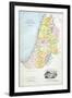 Canaan as it Was Divided Between the Twelve Tribes of Israel-null-Framed Premium Giclee Print