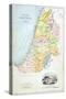 Canaan as it Was Divided Between the Twelve Tribes of Israel-null-Stretched Canvas