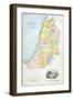 Canaan as it Was Divided Between the Twelve Tribes of Israel-null-Framed Giclee Print
