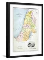 Canaan as it Was Divided Between the Twelve Tribes of Israel-null-Framed Giclee Print