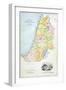 Canaan as it Was Divided Between the Twelve Tribes of Israel-null-Framed Giclee Print