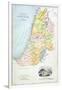 Canaan as it Was Divided Between the Twelve Tribes of Israel-null-Framed Giclee Print