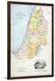 Canaan as it Was Divided Between the Twelve Tribes of Israel-null-Framed Giclee Print