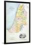 Canaan as it Was Divided Between the Twelve Tribes of Israel-null-Framed Giclee Print