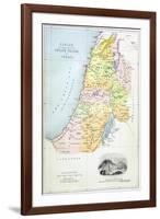 Canaan as it Was Divided Between the Twelve Tribes of Israel-null-Framed Giclee Print