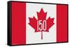 Canada - 150th Anniversary-Trends International-Framed Stretched Canvas