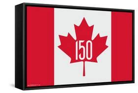 Canada - 150th Anniversary-Trends International-Framed Stretched Canvas