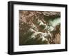 Canada, Aerial View of Waterfall Near Bury Cove Along Hudson Bay-Paul Souders-Framed Photographic Print