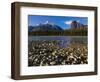 Canada, Alberta, Athabasca River and Canadian Rockies in Jasper NP-Mike Grandmaison-Framed Photographic Print