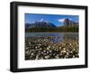 Canada, Alberta, Athabasca River and Canadian Rockies in Jasper NP-Mike Grandmaison-Framed Photographic Print