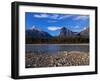 Canada, Alberta, Athabasca River and Canadian Rockies in Jasper NP-Mike Grandmaison-Framed Photographic Print