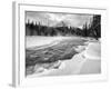 Canada, Alberta, Banff National Park. Dawn at the Bow River and Morant's Curve-Ann Collins-Framed Photographic Print