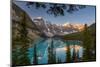 Canada, Alberta, Banff National Park, Moraine Lake at sunrise.-Yuri Choufour-Mounted Photographic Print