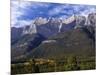 Canada, Alberta, Banff National Park, Mount Rundle Rises Above the Bow Valley-John Barger-Mounted Photographic Print