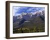 Canada, Alberta, Banff National Park, Mount Rundle Rises Above the Bow Valley-John Barger-Framed Photographic Print