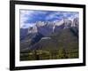 Canada, Alberta, Banff National Park, Mount Rundle Rises Above the Bow Valley-John Barger-Framed Photographic Print