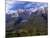 Canada, Alberta, Banff National Park, Mount Rundle Rises Above the Bow Valley-John Barger-Mounted Photographic Print