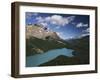 Canada, Alberta, Banff National Park, Mountains and Peyto Lake-Christopher Talbot Frank-Framed Photographic Print