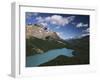 Canada, Alberta, Banff National Park, Mountains and Peyto Lake-Christopher Talbot Frank-Framed Photographic Print