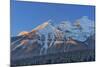 Canada, Alberta, Banff National Park. Peaks of the Bow Range at sunrise.-Jaynes Gallery-Mounted Photographic Print