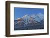 Canada, Alberta, Banff National Park. Peaks of the Bow Range at sunrise.-Jaynes Gallery-Framed Photographic Print