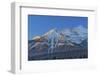 Canada, Alberta, Banff National Park. Peaks of the Bow Range at sunrise.-Jaynes Gallery-Framed Photographic Print