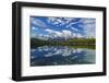 Canada, Alberta, Banff National Park. Rocky Mountains reflection in Herbert Lake.-Jaynes Gallery-Framed Photographic Print