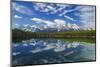 Canada, Alberta, Banff National Park. Rocky Mountains reflection in Herbert Lake.-Jaynes Gallery-Mounted Photographic Print
