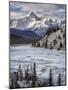 Canada, Alberta, Banff National Park. Survey Peak and North Saskatchewan River-Ann Collins-Mounted Photographic Print