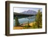 Canada, Alberta, Banff National Park, Two Jack Lake and Mount Rundle-Jamie & Judy Wild-Framed Photographic Print