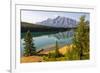 Canada, Alberta, Banff National Park, Two Jack Lake and Mount Rundle-Jamie & Judy Wild-Framed Photographic Print