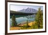 Canada, Alberta, Banff National Park, Two Jack Lake and Mount Rundle-Jamie & Judy Wild-Framed Photographic Print