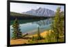 Canada, Alberta, Banff National Park, Two Jack Lake and Mount Rundle-Jamie & Judy Wild-Framed Photographic Print