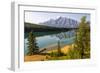 Canada, Alberta, Banff National Park, Two Jack Lake and Mount Rundle-Jamie & Judy Wild-Framed Photographic Print
