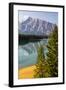 Canada, Alberta, Banff National Park, Two Jack Lake and Mount Rundle-Jamie & Judy Wild-Framed Photographic Print