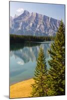 Canada, Alberta, Banff National Park, Two Jack Lake and Mount Rundle-Jamie & Judy Wild-Mounted Photographic Print