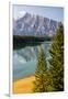 Canada, Alberta, Banff National Park, Two Jack Lake and Mount Rundle-Jamie & Judy Wild-Framed Photographic Print