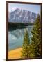 Canada, Alberta, Banff National Park, Two Jack Lake and Mount Rundle-Jamie & Judy Wild-Framed Photographic Print