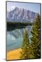 Canada, Alberta, Banff National Park, Two Jack Lake and Mount Rundle-Jamie & Judy Wild-Mounted Photographic Print