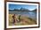 Canada, Alberta, Banff National Park, Vermilion Lake, Tourists with Bikes-null-Framed Giclee Print